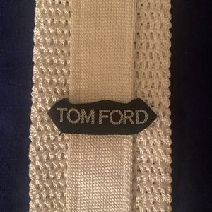 100% silk TOM FORD tie in cream, from latest spring collection, never been worn.